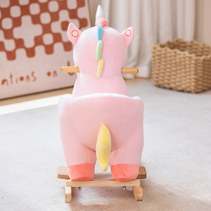 Silla Mecedora de Peluche Más Vendida: Linda Silla Mecedora de Unicornio Rosa, Regalo Perfecto para Niños - Product Image 4