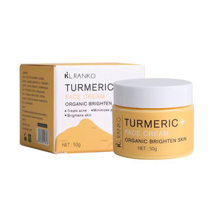 Crème Visage Bio Éclaircissante <span class=keywords><strong>Anti</strong></span>-<span class=keywords><strong>Taches</strong></span> à la Curcuma pour Soin Quotidien - Hydratant <span class=keywords><strong>Anti</strong></span>-Rides Rajeunissant - Product Image 1