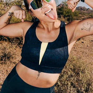 Soutien-gorge de sport sexy et confortable, sans bretelles, avec rembourrage fixe, pour poitrine généreuse, idéal pour la course, offrant un excellent maintien, fermeture éclair frontale - Product Image 3