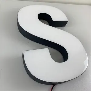High Quality Outdoor Large LED Letters Advertising Letters Letras Grandes Buchstaben 3D Channel Letter