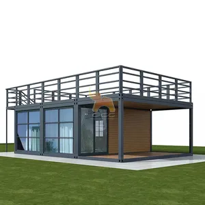 Stalen Gebouw Kits Pod Huis 2 Verhaal Gardenhouses Werpt Opslag Outdoor Huis Geprefabriceerde Opslag Container Thuis