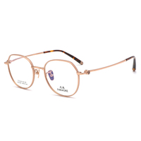 Designer lunettes anti lumière bleue bloc montures de lunettes titane aucune QUANTITÉ MINIMALE DE COMMANDE