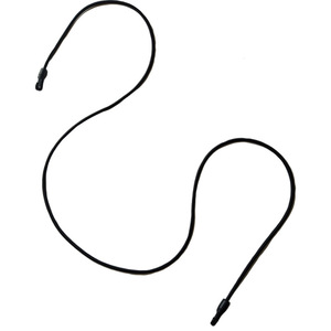 Cuerda de escalada de 5 mm, cordón elástico de látex negro para acampar y uso al aire libre, 1 unidad - Product Image 1