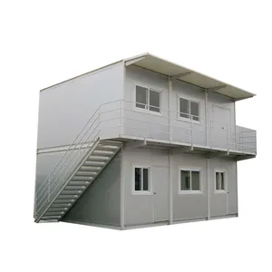 2 Bedroom Prefab Homes House Plan,living 20ft Container House Allstar Flat Pack Container Steel Door Modern Aluminium Alloy