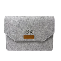 Nouvelle pochette élégante pour ordinateur portable en feutre de 14 pouces, étui pour ordinateur portable, pochette pour documents, avec feutre