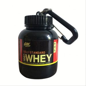 Bpa Free Protein Supplement <b>Container</b> Funnel Keychain Portable for Gym Outdoor Activities Direct Drinking Custom Logo - Product Image 2