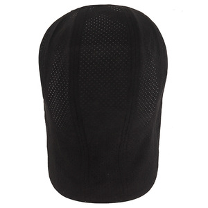 Quick-Drying Breathable Sun Protective Baseball Cap For Men Outdoor Cycling Fishing Adult Sports Hat Black Cotton Fabric - Product Image 4