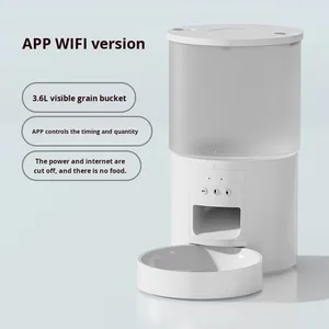 เครื่องให้อาหารสัตว์เลี้ยงอัจฉริยะพร้อมกล้องบันทึกวิดีโออัตโนมัติแบบมีไวไฟควบคุมด้วยแอปสำหรับแมวและสุนัข - Product Image 4