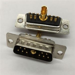 D-SUB 3W3 Male Conector High <b>Power</b> Right Angle 3W3 <b>Plug</b> R/A DIP Type 3W3 Male Connector for PCB - Product Image 3