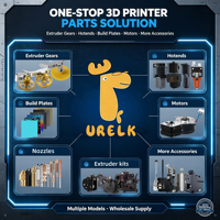Kit d'engrenages amélioré en acier trempé nano-revêtu pour imprimante 3D Creality K2 Plus Combo CFS, engrenages d'extrudeur noirs avec engrenage en POM