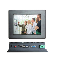 PC industriel IP65 à écran tactile résistif de 8,4 pouces, Intel J1900, sans ventilateur, pour le contrôle industriel