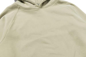 Pull-over pour homme Sweat-shirt ample en coton et laine surdimensionné Sweat à capuche brodé de grande taille à motif uni anti-rétrécissement - Product Image 5