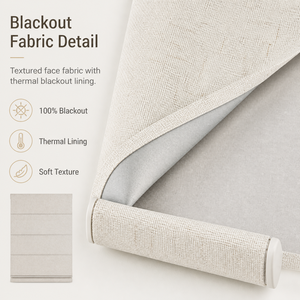 Fabricant OEM ODM de stores romains sur mesure, occultants, motorisés, en lin et polyester, vente en gros pour entrepreneurs et détaillants aux États-Unis - Product Image 3