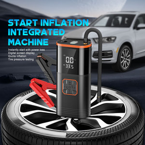Wireless Portable Tire Inflator Car <strong>Battery</strong> Jumper <strong>Booster</strong> Power Bank With Air Compressors, 12V Emergency Car Jump Starter - Product Image 3