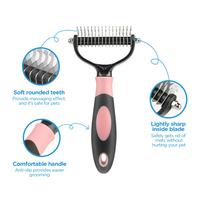 Tize Top Seller Cheveux Groomin Brosse Pet Brosse Chien Marié Peigne pour Chats Chiens
