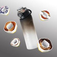 Nouvelle Bouteille d'Eau Goût Cola 720 ml, Sans BPA, en Plastique Tritan, Parfum Fruité, pour Boire de l'Eau Aromatisée