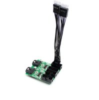 Adaptor Splitter USB2.0 9Pin Male to Female Angitu Front Panel HD 1 ke 2 Kabel Ekstensi USB 9Pin Male to Female