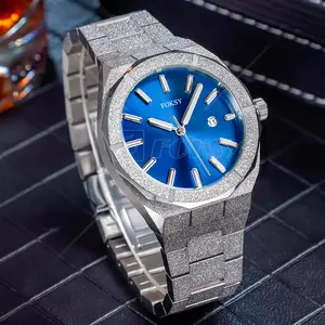 Jam tangan Quartz pria, jam tangan mewah pergelangan tangan baja anti karat, tipis, kreatif, klasik, mode, harga rendah