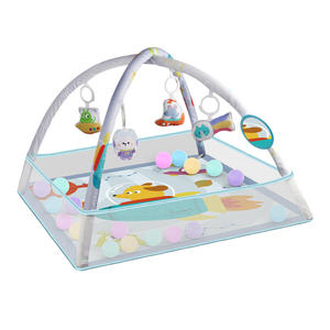 ของเล่<span class=keywords><strong>น</strong></span><span class=keywords><strong>น</strong></span>ุ่มสำหรับเด็กทารกเสื่อรองคลา<span class=keywords><strong>น</strong></span>เล่นกีฬาผ้ากำมะหยี่สี่เหลี่ยมผ้าห่มเล่<span class=keywords><strong>น</strong></span>เกมยิมพร้อมลูกบอลมหาสมุทร18<span class=keywords><strong>ลูก</strong></span> - Product Image 4