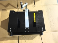Plaque de levage de transom à réglage manuel, hauteur de levage 130 mm, capacité 110 kg, 50 CV, pour bateau pneumatique et yacht