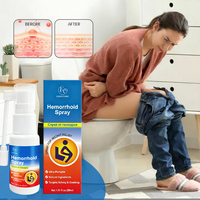 Service OEM Anti-Hémorroïdes Naturel Original, Spray Topique Dissolvant de Piles, Suppositoire, Douleur Anale, Hémorroïdes à Base de Plantes 30ml