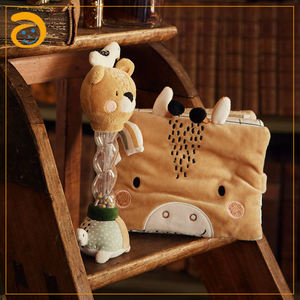 <span class=keywords><strong>Libro</strong></span> de Tela Sensorial para Niños, Lindo <span class=keywords><strong>Libro</strong></span> de Jirafa para Bebés, Juego de Libros de Tela Lavables <span class=keywords><strong>y</strong></span> Suaves, Juguete Sensorial para Bebés - Product Image 2