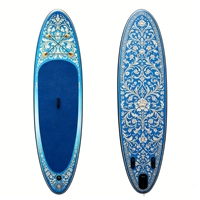 Planche de paddle gonflable (ISUP) robuste MSL Fusion, résistante à la chaleur, aux UV et au désert du Golfe arabe, de luxe, style arabesque exotique, pour le Moyen-Orient