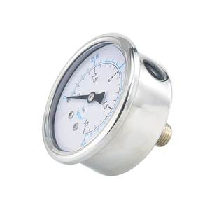 Manomètre à vide en acier inoxydable, robuste, économique, double échelle bar/<span class=keywords><strong>psi</strong></span> pour applications <span class=keywords><strong>de</strong></span> pipeline - Product Image 2