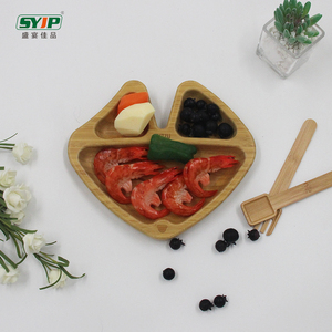 <span class=keywords><strong>Assiette</strong></span> de singe en <span class=keywords><strong>bambou</strong></span> écologique personnalisée avec <span class=keywords><strong>ventouse</strong></span> pour le repas de bébé-<span class=keywords><strong>Assiette</strong></span> en bois pour enfants - Product Image 4