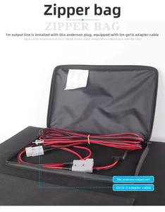 <span class=keywords><strong>Panneau</strong></span> <span class=keywords><strong>solaire</strong></span> pliable 500W 18V en <span class=keywords><strong>silicium</strong></span> monocristallin, <span class=keywords><strong>panneau</strong></span> de production d'énergie photovoltaïque à conversion à haute efficacité - Product Image 4