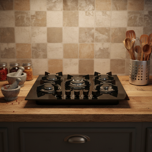 <span class=keywords><strong>Estufa</strong></span> de Gas Multifuncional de Cinco Quemadores, Dispositivo de Encendido Electrónico, Sistema de Suministro de Gas de Encimera Integrado para el Hogar de 220 V - Product Image 5