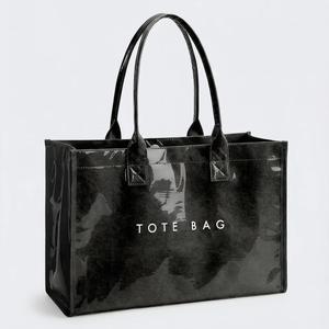 Borsa Tote Trasparente in PVC <span class=keywords><strong>e</strong></span> Carta Kraft di Grande Capacità, Ideale per <span class=keywords><strong>Spiaggia</strong></span> <span class=keywords><strong>e</strong></span> Shopping, Vendita Calda - Product Image 3