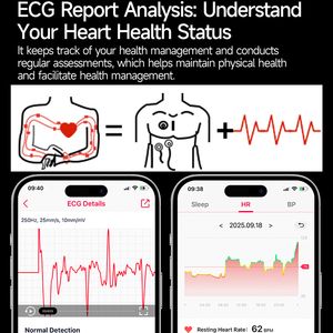<span class=keywords><strong>น</strong></span>าฬิกาอัจฉริยะเพื่อสุขภาพ TK27 รุ่นใหม่ ปี 2025 พร้อมฟังก์ชั<span class=keywords><strong>น</strong></span>วัดคลื่นไฟฟ้าหัวใจ (ECG) วัดอุณหภูมิร่างกาย รองรับ<span class=keywords><strong>การ</strong></span>โทรผ่า<span class=keywords><strong>น</strong></span>บลูทูธ แจ้งเตือ<span class=keywords><strong>น</strong></span>ข้อความ กั<span class=keywords><strong>น</strong></span><span class=keywords><strong>น</strong></span>้ำระดับ IP68 สำหรับออกกำลังกายและติดตามสุขภาพ - Product Image 3