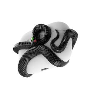 Funda protectora a prueba de golpes con revestimiento de serpiente hueca única 3D para Airpods y <span class=keywords><strong>Airpords</strong></span> Pro 1/2/3/4 generación - Product Image 2