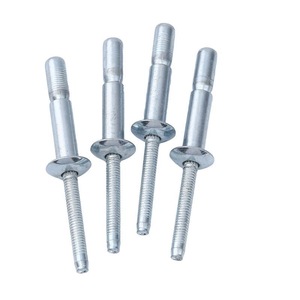 Tailles de rivets métriques 4.8/6.4, rivets structurels en acier Now-Lock, rivets aveugles en acier à boulon unique avec finition en plaque de zinc - Product Image 2