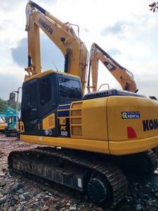 En stock Offre Spéciale d'excavatrice Komatsu Pc160 d'occasion bon marché, moteur d'origine, excavatrice moyenne de 16 tonnes d'occasion EPA - Product Image 6