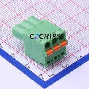 KF2EDGKD-5.0-3P Plug-in Terminal Block P=5mm Connector ( Connector Type: Plug )( Construction: 1x3P )( Pitch: 5mm ) - Product Image 2