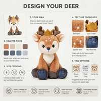 Peluche personnalisée OEM, Poupée cerf Sika Prince vintage, Jouet en peluche animal compagnon doux, Remplissage léger, Lesté, Conception sur mesure, CE