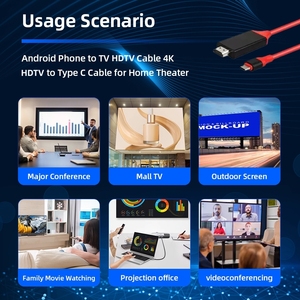 <span class=keywords><strong>สาย</strong></span>วิ<span class=keywords><strong>ด</strong></span>ีโอ4K สำหรับโทรศัพท์<span class=keywords><strong>แอ</strong></span><span class=keywords><strong>น</strong></span><span class=keywords><strong>ด</strong></span><span class=keywords><strong>รอย</strong></span>ด์ไปยังทีวี<span class=keywords><strong>สาย</strong></span>เคเบิล <span class=keywords><strong>HDTV</strong></span> แจ็กเก็ต PVC พร้อม Type-C สำหรับโฮมเธียเตอร์และคอมพิวเตอร์/เครื่องเล่<span class=keywords><strong>น</strong></span><span class=keywords><strong>ด</strong></span>ีวีดี - Product Image 5