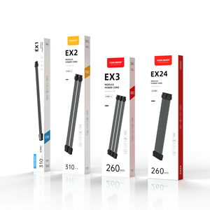 新趋势COOLMOON C-EX游戏电脑配件argb电缆扩展台式电脑发光二极管霓虹灯条电脑旋转扩展电缆 - Product Image 4