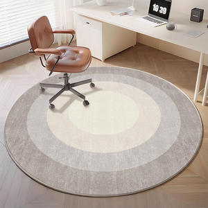 Tapis rond imitation cachemire à motif abstrait, antidérapant, décoration d'intérieur, tapis de sol pour salon, chambre à coucher, protection de chaise de bureau - Product Image 3