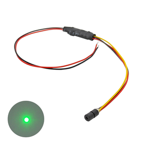 4X8mm 520nm 5V 0.5mW1mW5mW10mW Módulo láser verde de tamaño pequeño Nueva condición Producto de luz de posicionamiento de marcado de puntos láser - Product Image 1