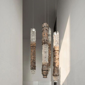 Scultura Moderna in <span class=keywords><strong>Legno</strong></span> Astratta per Interni, Decorazione di Lusso Trasparente per la Casa, Scultura in Resina Trasparente - Product Image 3