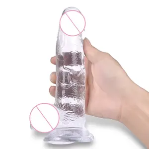 EVOSOX Hot Soft Realistic Dildo Human Safety Material Suitable for Women Men Gay Adult Toys for Women with Powerful Suction Cups