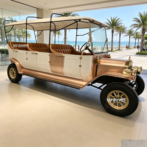 Sistema de Suspensión Optimizado, Vehículo Turístico Eléctrico Vintage, Vehículo Retro de Paseo Suave para Viajes por Caminos Irregulares - Product Image 1