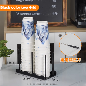 Support à tasses métallique à quatre niveaux, écologique et peu encombrant, pour salons <span class=keywords><strong>de</strong></span> thé et cafés, avec rangement d'organisation <span class=keywords><strong>de</strong></span> la vaisselle - Product Image 3