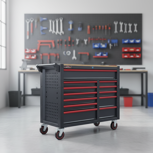 Promoción 2026 CE: Caja <span class=keywords><strong>de</strong></span> <span class=keywords><strong>Herramientas</strong></span> con 12 Cajones, Resistente, 296 Piezas, para Almacenamiento en Garaje o Taller, con Ruedas - Product Image 1