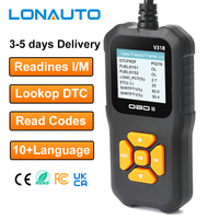 Hoch funktioneller V318 Plug-and-Play-Code leser Voll funktion OBD 2 Scan-Tool Mehrsprachiger Auto-Scan-Tool Autos canner