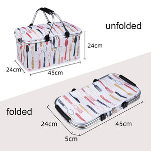Oxford Thermal Cooler <b>Bag</b> 20L Insulated Waterproof Foldable Picnic Lunch Tote Outdoor Camping <b>Food</b> <b>Storage</b> <b>Bag</b> - Product Image 3