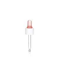 Bouchon compte-gouttes en plastique EU-Beauty inviolable compte-gouttes en silicone ampoule en caoutchouc coloré pour bouteilles en verre